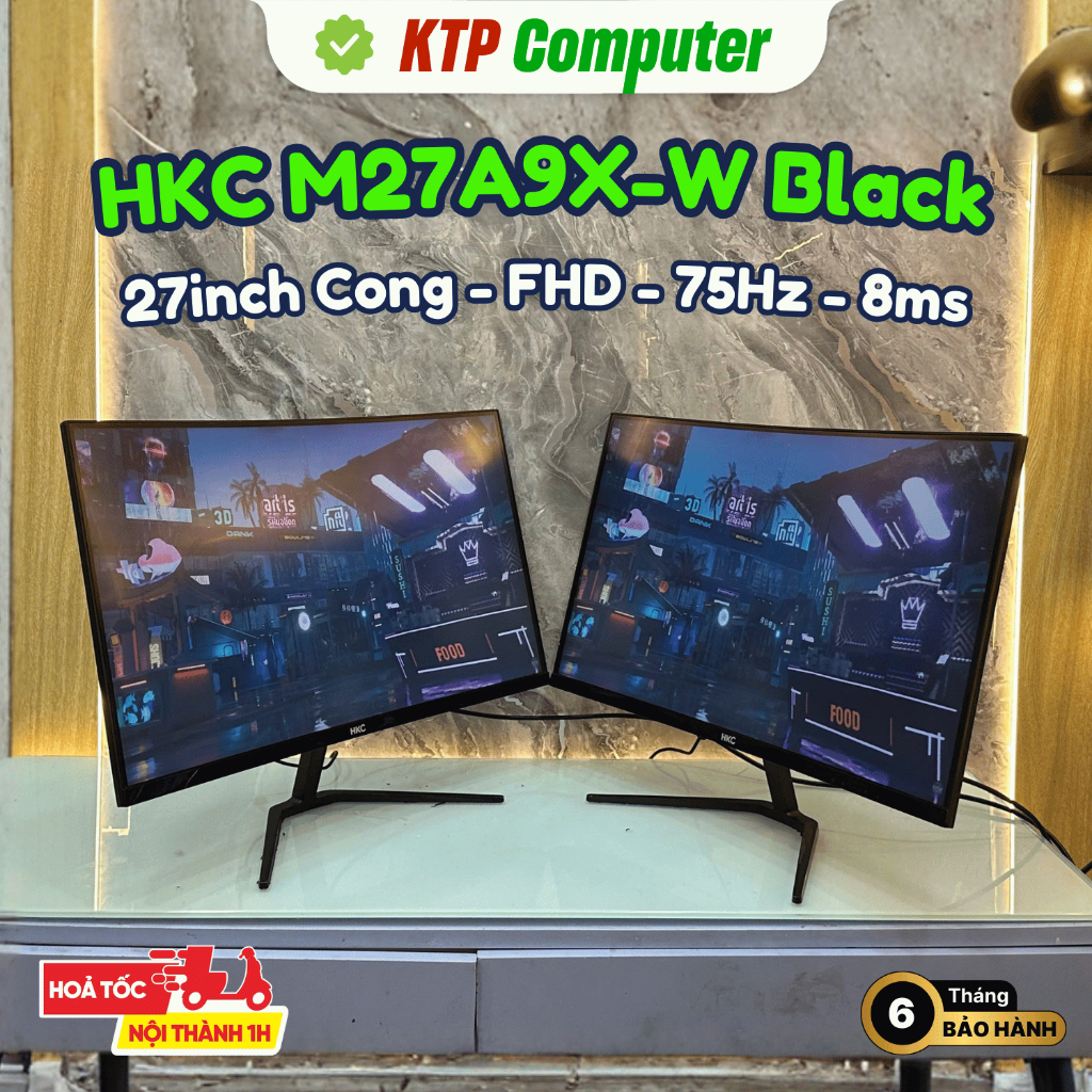 Màn hình cong HKC M27A9X (27inch Full HD - LED VA - 75Hz - 8ms) KTP Computer