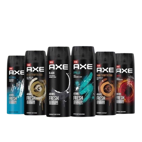 Xịt khử mùi nam AXE 150ml hương nước hoa đa dạng Black, Black night, Marine, Musk, Leather