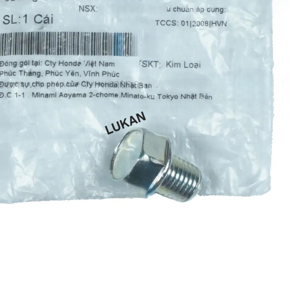 Ốc bu lông xả nhớt dầu WINNER X 150... zin  92800-12000