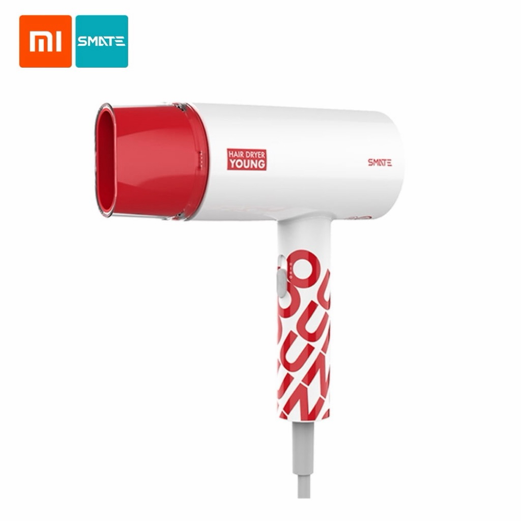 {Order giao 28/3} Máy sấy tóc Xiaomi SMATE Hair Dryer 1800W, công nghệ bổ sung 20 triệu ion âm