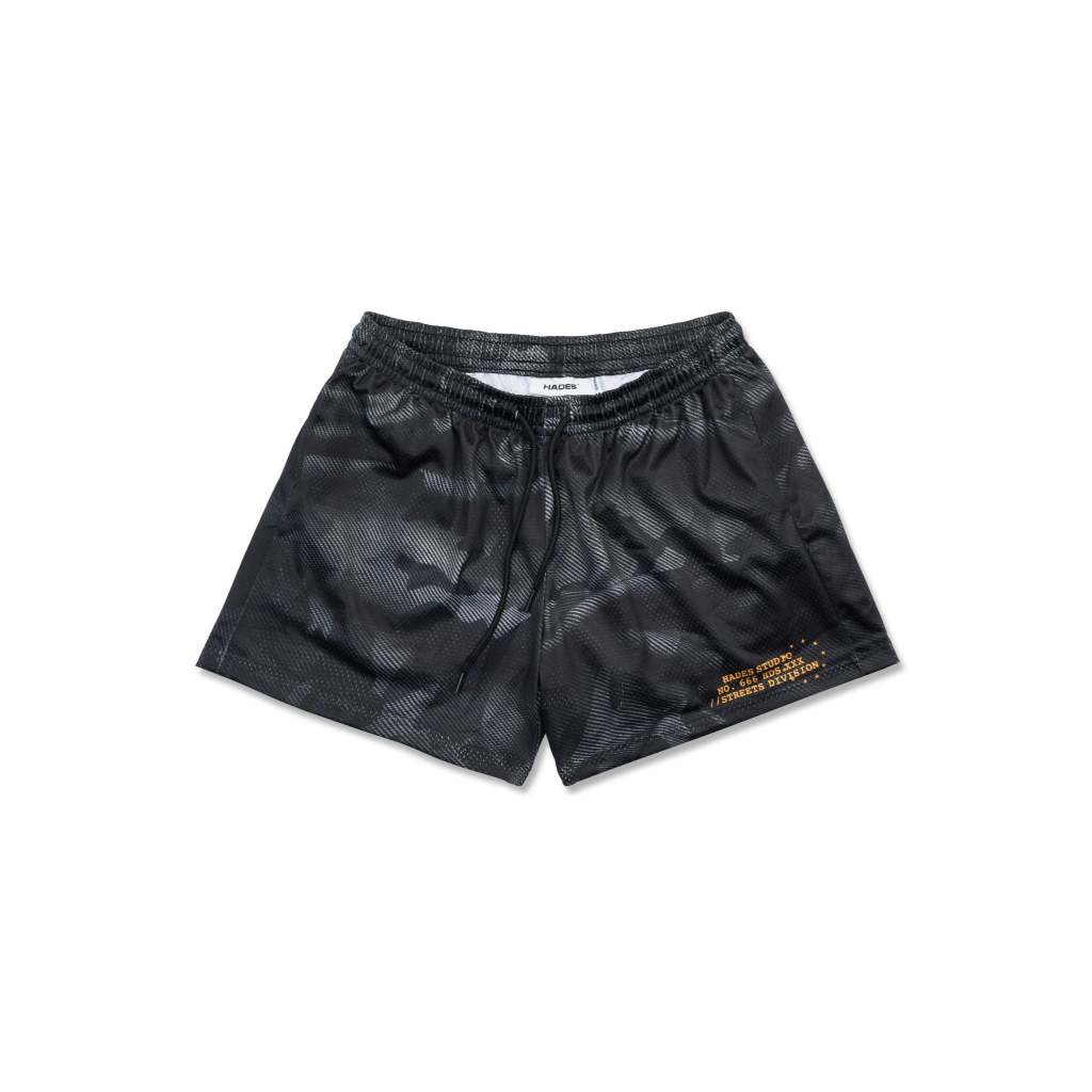 HADES CAMO MESH SHORT 2026 - BLACK - HADES Brand Chính Hãng