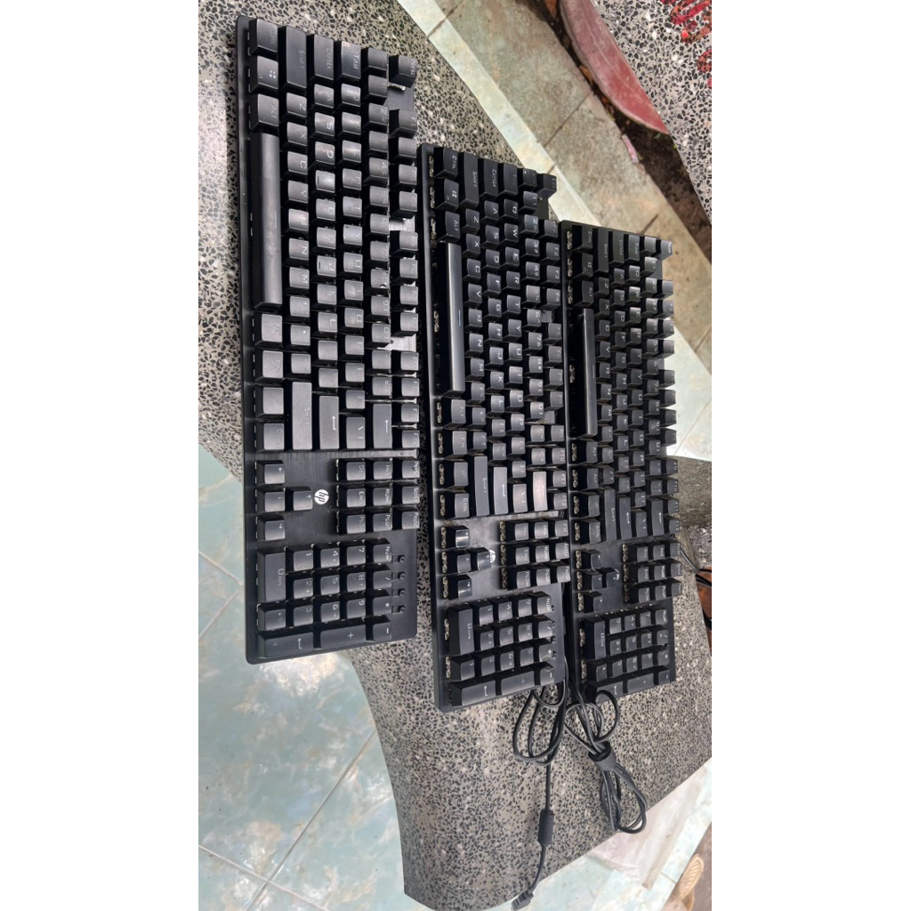 Combo 3 bàn phím Hp Gaming GK100f lỗi vài phím( hàng chính hãng)