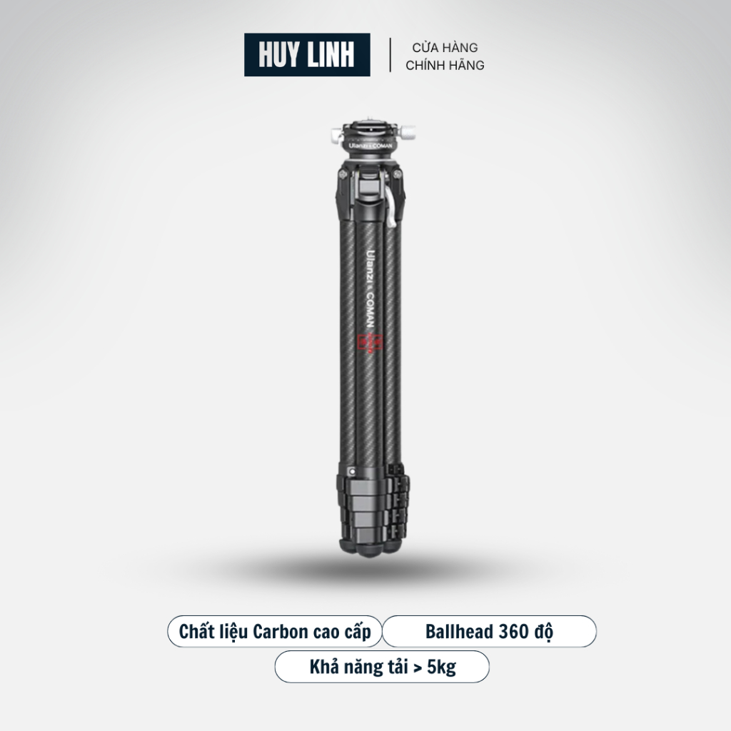 Ulanzi Coman Zero Y Tripod chất liệu Carbon 3028