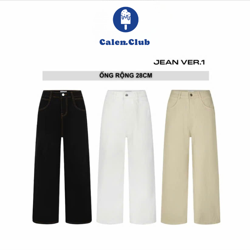 Quần Kaki Jeans ống suông Ver 1 nhiều màu tôn dáng form unisex nam nữ
