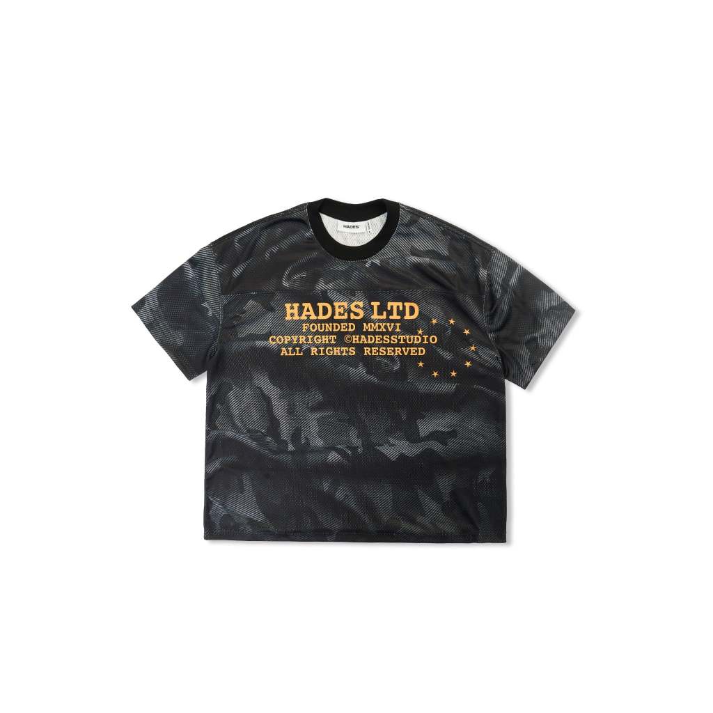 HADES CAMO MESH TEE / ĐEN - HADES Brand Chính Hãng