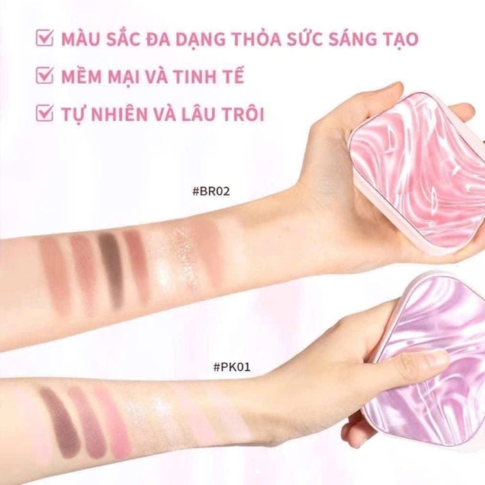 Ảnh 4 của Bảng phấn mắt FOCALLURE 8 Pan Pressed Powder Palette sắc tố cao, không nhòe, lâu trôi chống nước E09