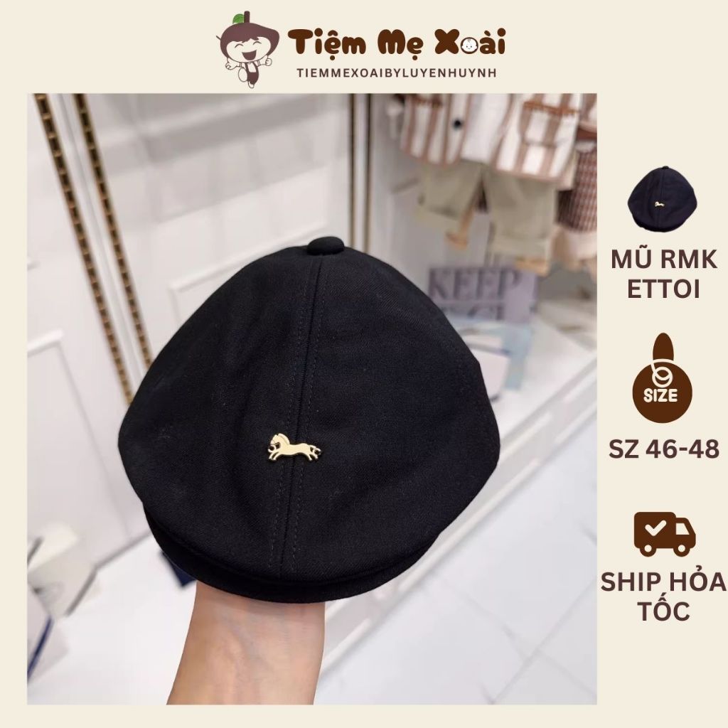 Nón Beret RMK ettoi cho bé phong cách Hàn Quốc cho bé trai từ 6-24 tháng