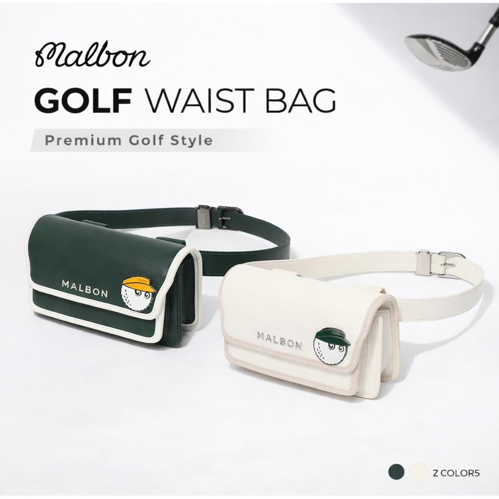 Túi Đeo Thắt Lưng Golf MALBON – Túi Đựng Rangefinder / Phụ Kiện Golf Cao Cấp ( Malbon x Golfworldfor