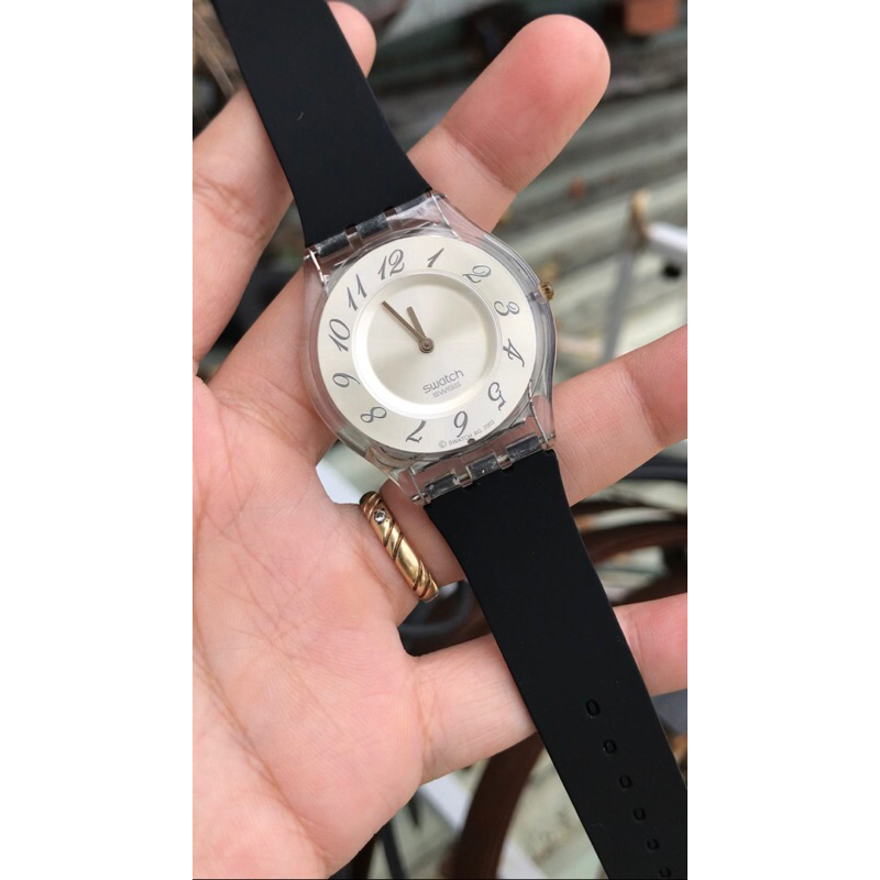 Đồng hồ si Nhật SWATCH SKIN mỏng size 34mm lên dây linh kiện