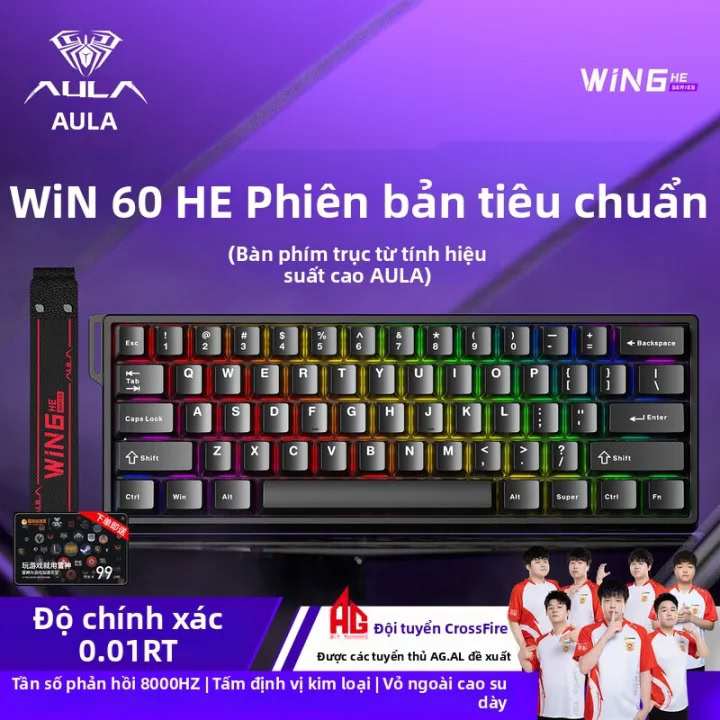 Bàn phím cơ từ tính AULA WiN 60/68 HE