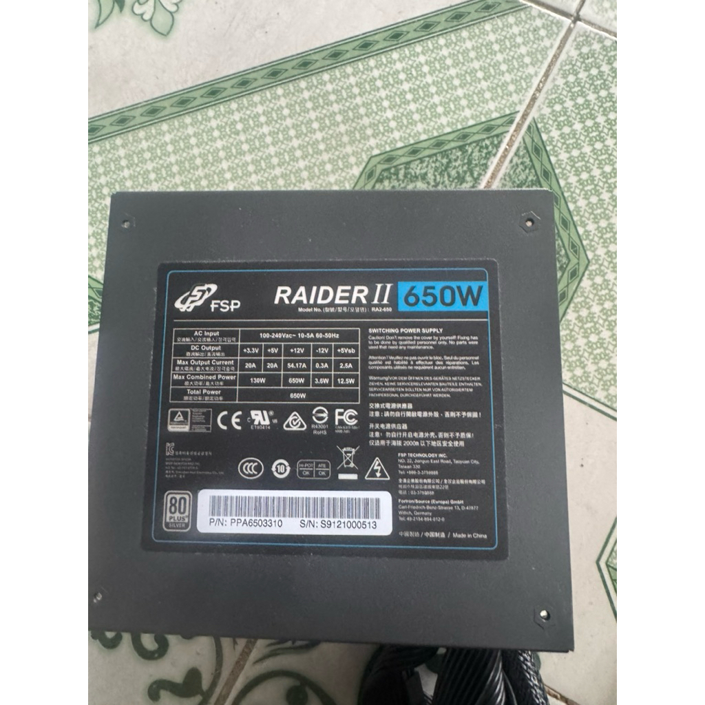 nguồn fsp 650w rã may bộ đẹp
