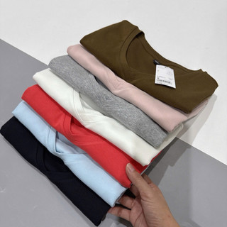 Áo pull cotton dẻo CỔ TRÒN nhiều màu