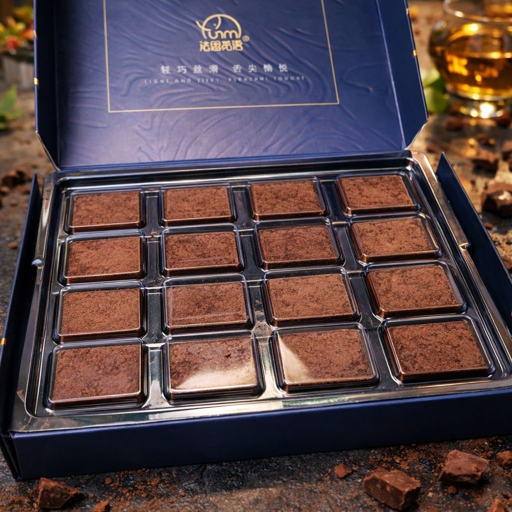 80gr/hộp-Socola Farh Nibbles cao cấp – tan mịn, sang trọng, quà tặng đẳng cấp