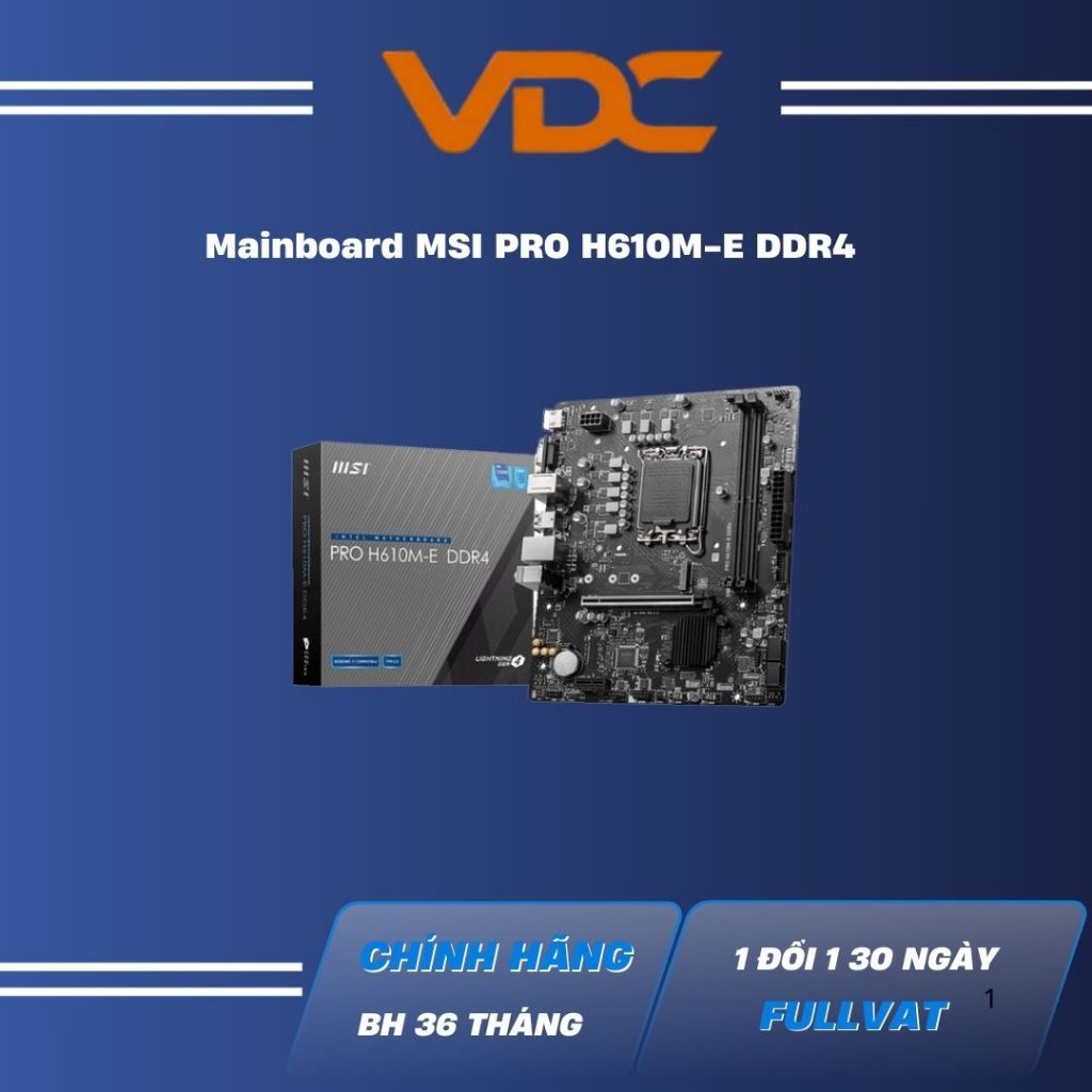 Mainboard MSI PRO H610M-E DDR4