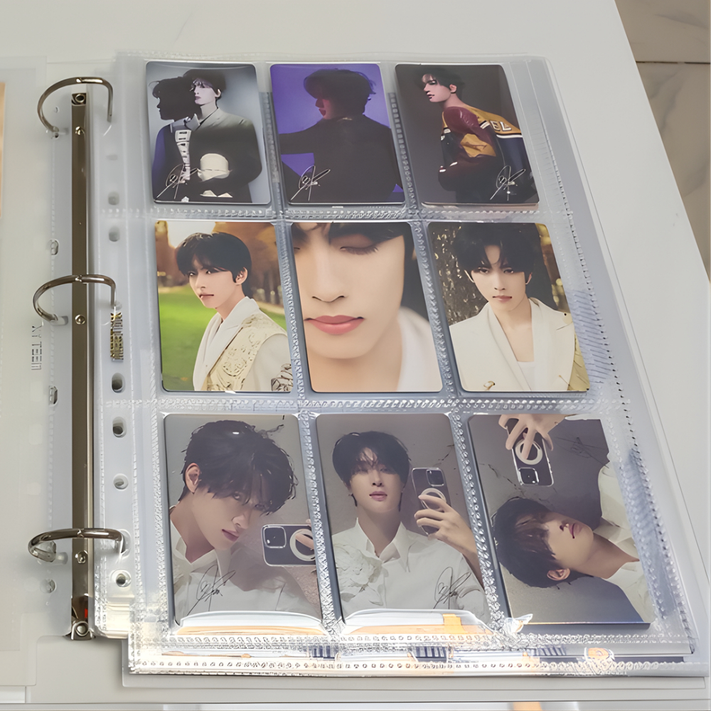 Sheet MeeT YX Túi Đựng Card CPP Mịn A4 9 Ô   | Card Page Photocard