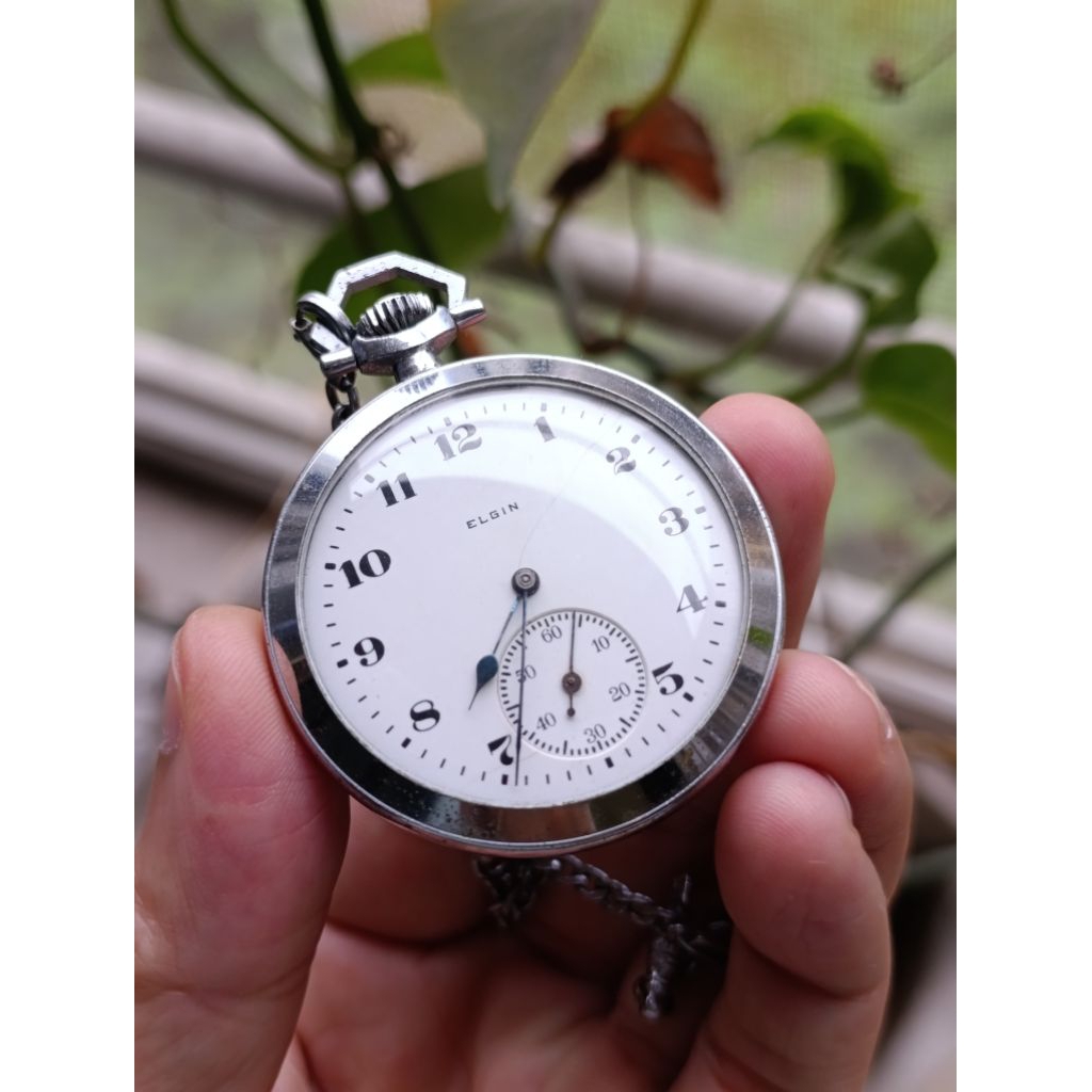 Đồng hồ quả quýt bỏ túi hiệu Elgin