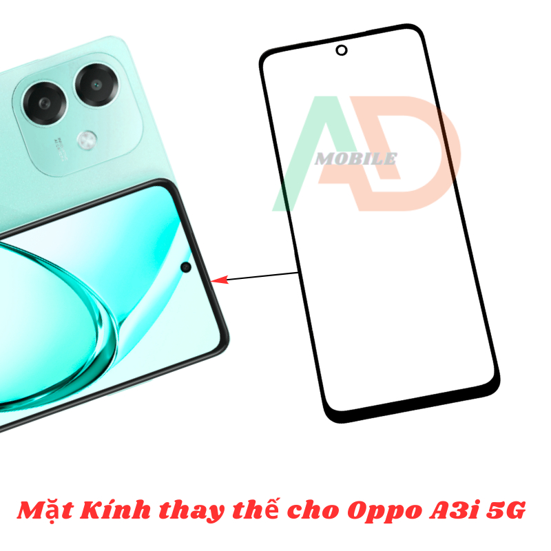Mặt kính dùng ép cho Oppo A3i 5G