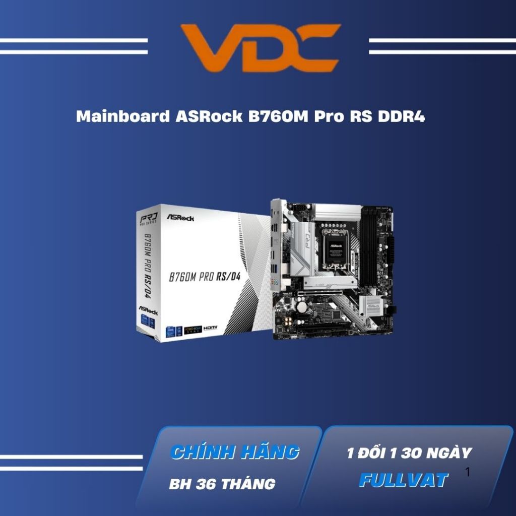 Mainboard ASRock B760M Pro RS DDR4