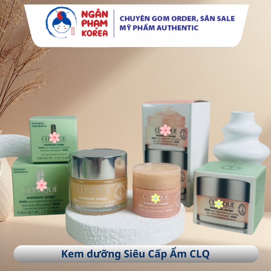 Kem dưỡng Siêu Cấp Ẩm CLQ Moisture Surge 100H l Ngân Phạm Korea