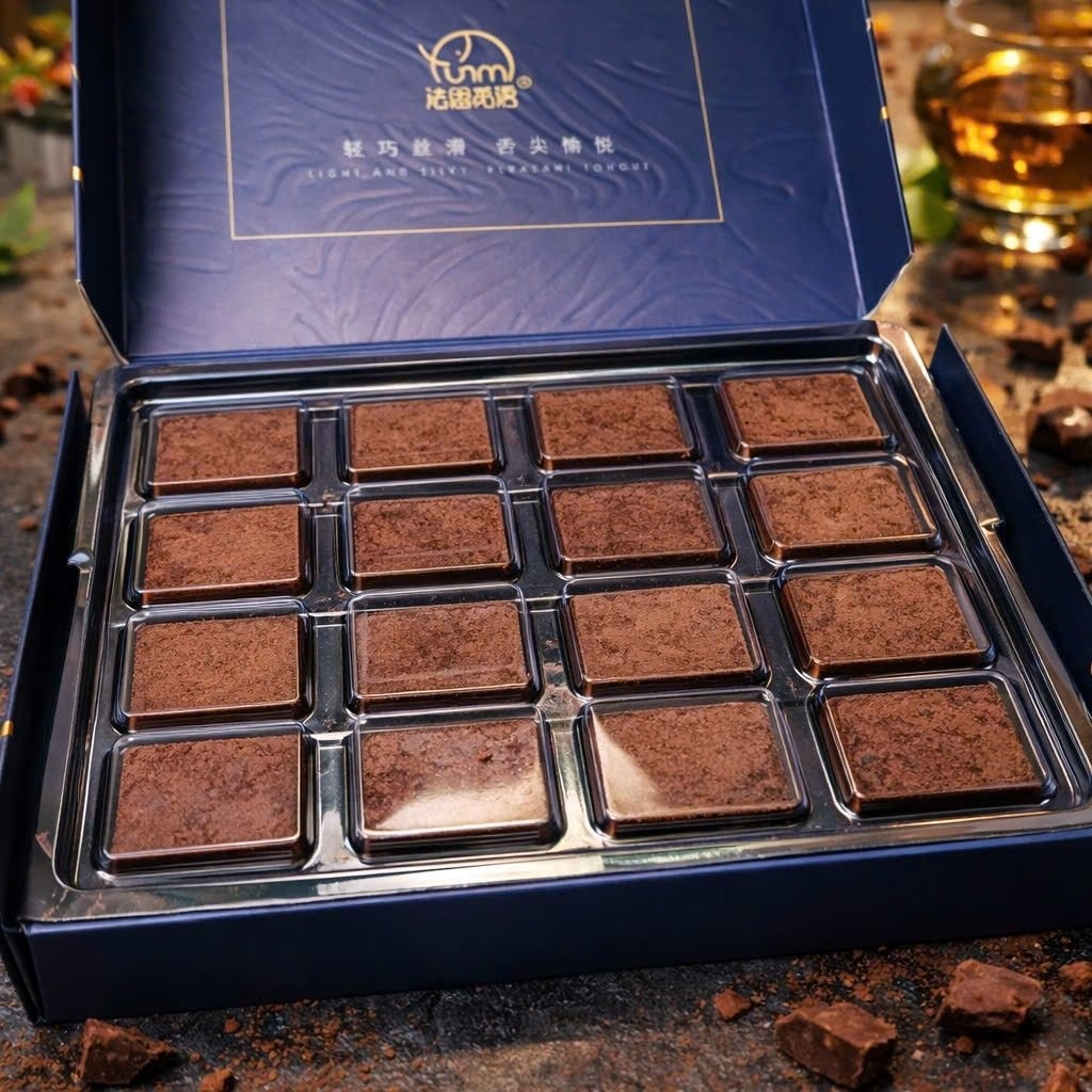 30viên-80gram/hộp-Socola Farh Nibbles cao cấp – tan mịn, sang trọng, quà tặng đẳng cấp