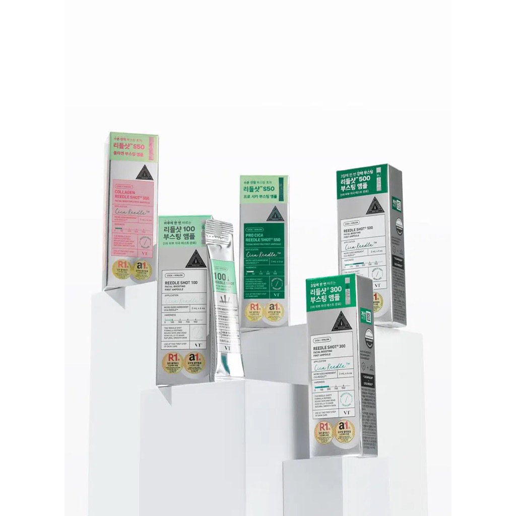 Daiso VT Reedle Shot 100/300/500– Ampoule tái tạo da rất được ưa chuộng tại Hàn ✨