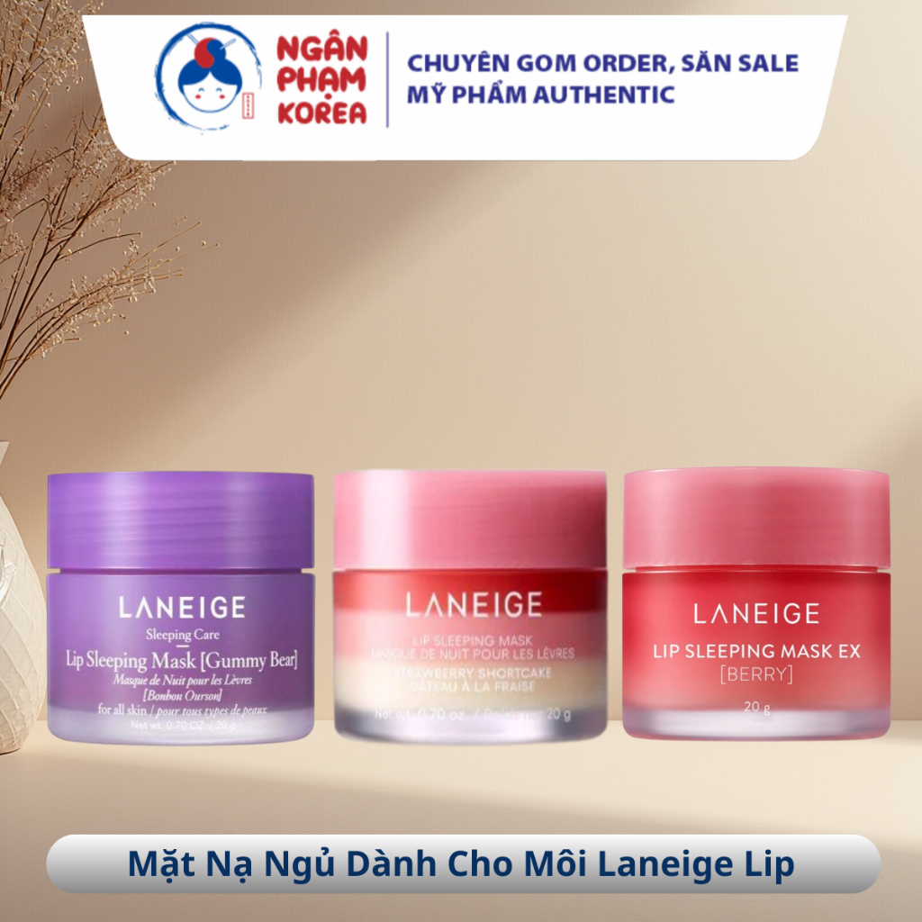 Mặt Nạ Ngủ Dưỡng Môi Laneige Lip Sleeping Mask l Ngân Phạm Korea