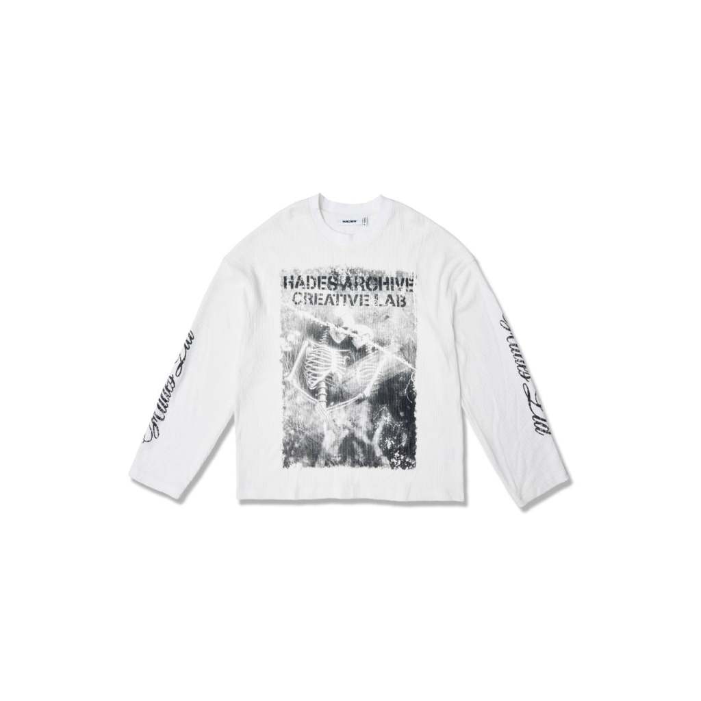 HADES LAST KISS LONGSLEEVE / TRẮNG - HADES Brand Chính Hãng
