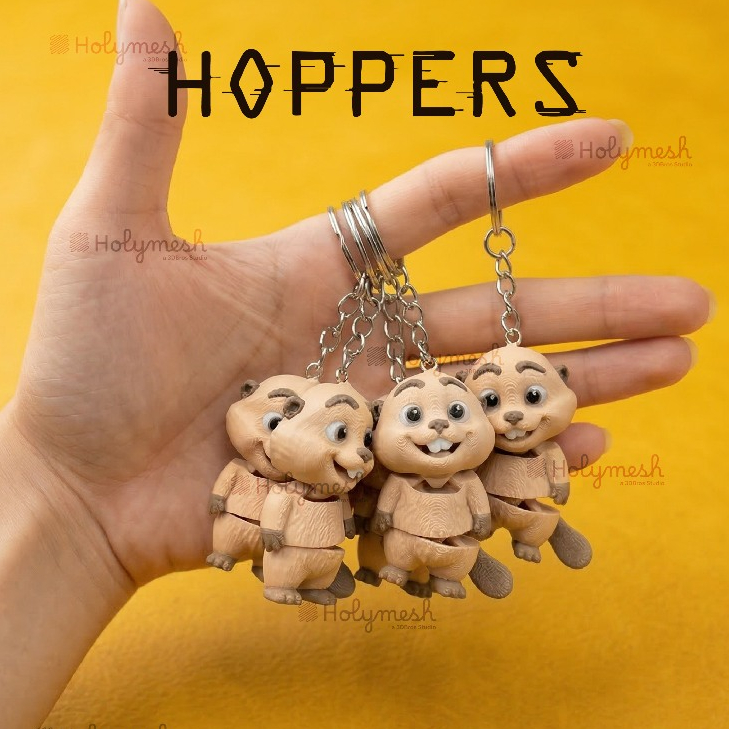 Móc khóa Mabel Hoppers - Mabel - Hoppers Cú Nhảy Kỳ Diệu Disney Pixar in 3D có màu - Holymesh