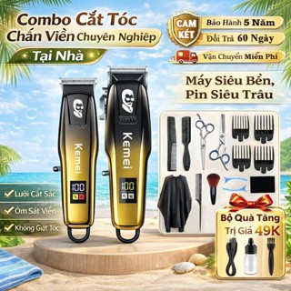 Tông Đơ Cắt Tóc Nam, Tăng Đơ Cắt Tóc Chấn Viền Chính Hãng Kemei, Máy Hớt Tóc Gia Đình Chuyên Nghiệp