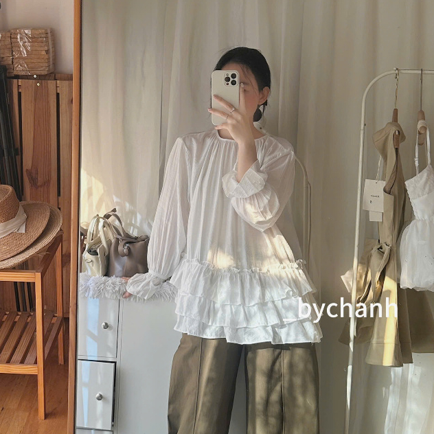 𝐛𝐲𝐂𝐡𝐚𝐧𝐡 - Áo BBD Bèo Tầng