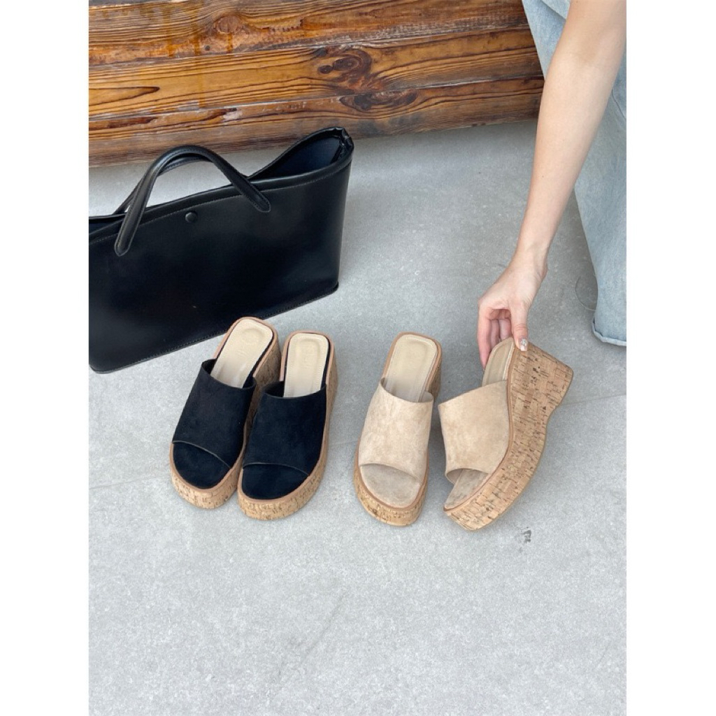 [ Hàng order ] Guốc nữ đế xuống quảng châu 8cm