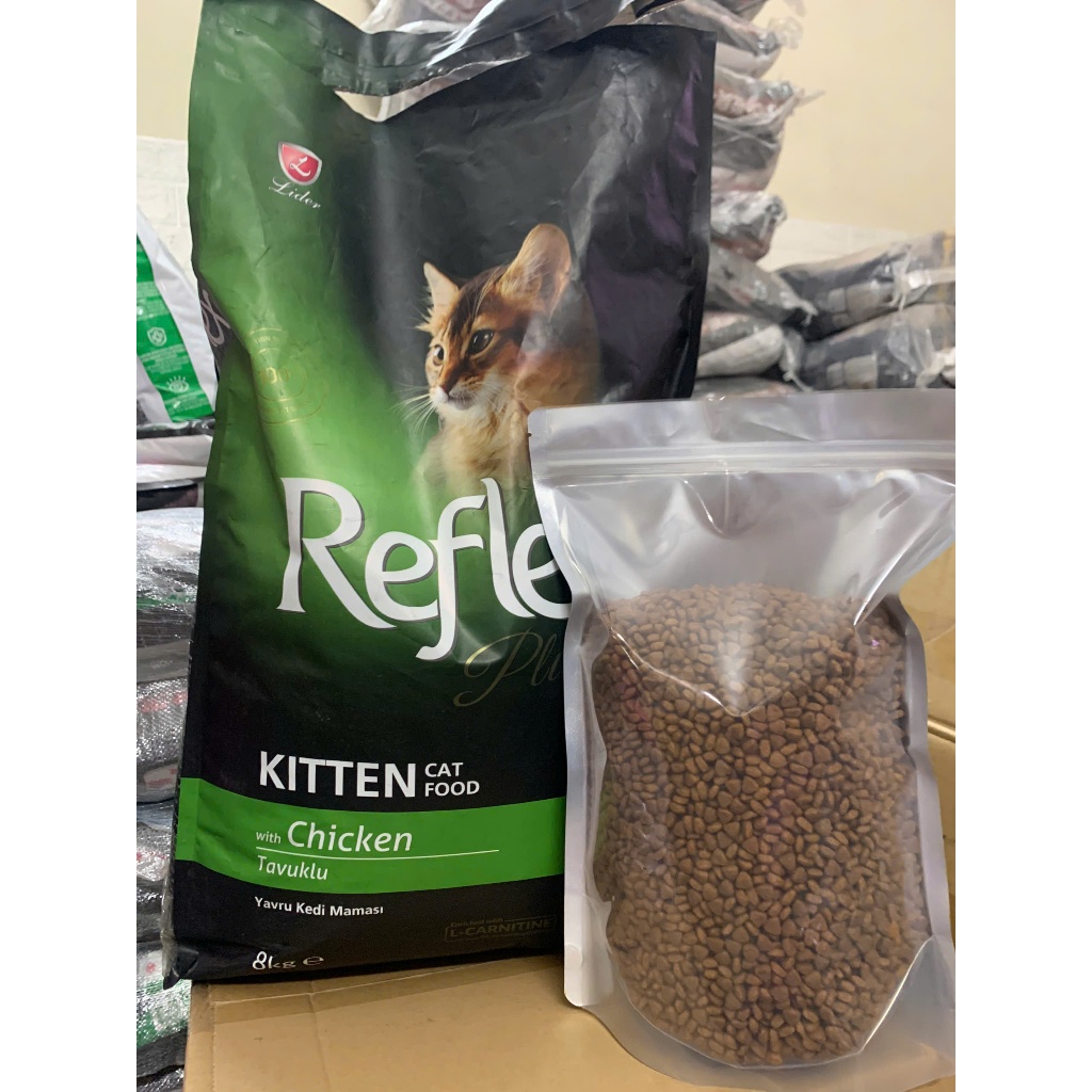 [CHIẾT 1KG] Hạt REFLEX cho mèo con, trưởng thành vị gói Chiết 1kg - Hạt chất lượng dành cho Mèo