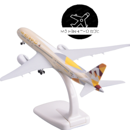 Máy Bay Boeing 787 ETIHAD AIRWAYS | Mô Hình Hợp Kim Cao Cấp Tỉ Lệ 1/400 Sơn Tĩnh Điện Bóng Đẹp [Full
