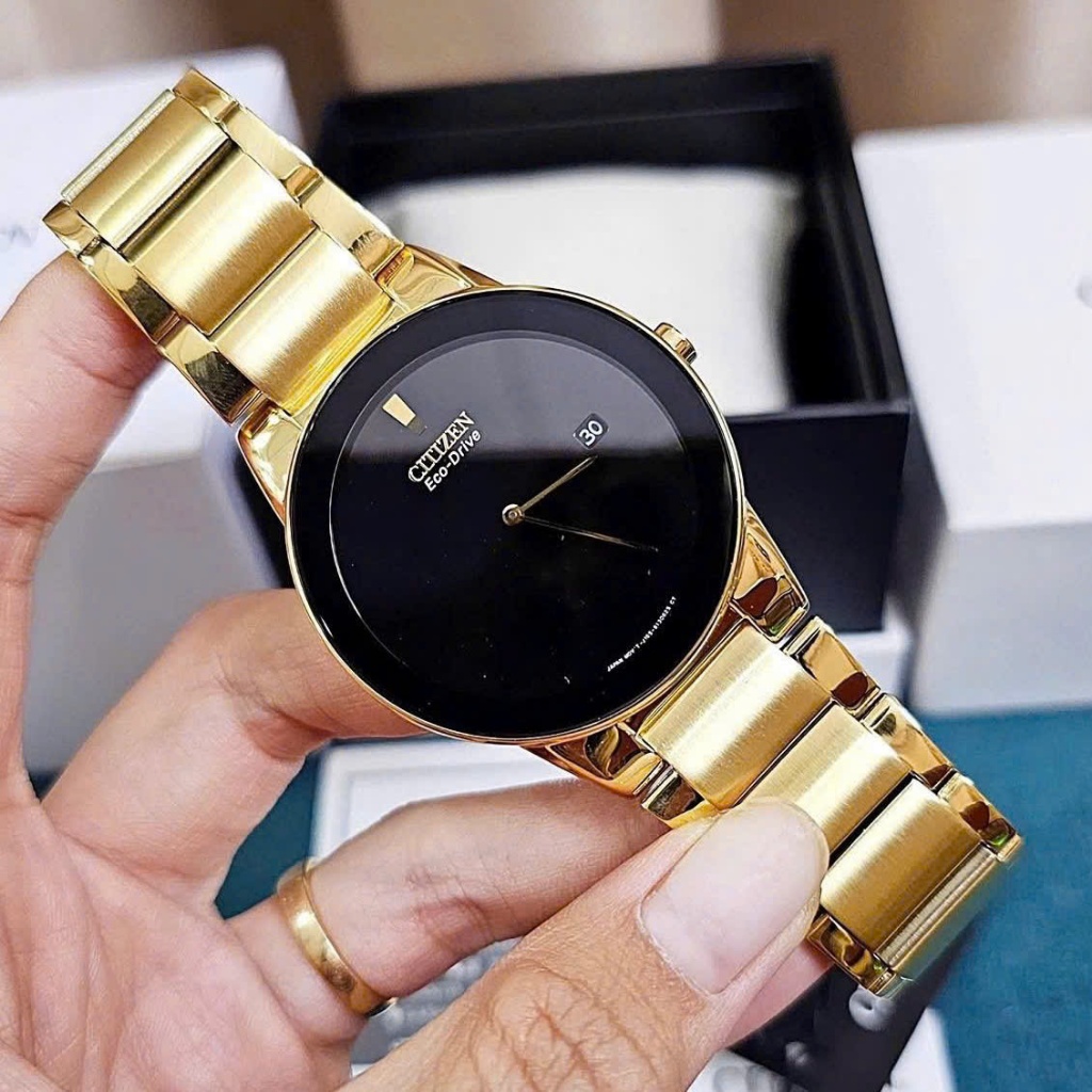 Đồng hồ nam dây thép Citizen Axiom Eco Drive AU1062-56E