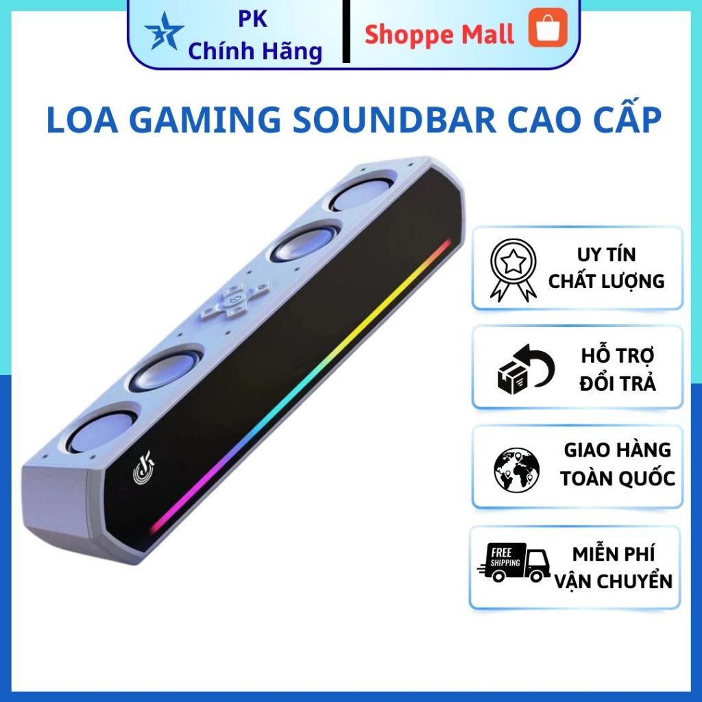 Loa Máy Tính Gaming Soundbar Bluetooth JK-1119 Loa Vi Tính Âm Thanh Hay Bass Cực Mạnh