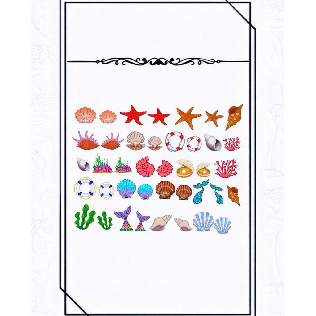 Hình Dán 5D sticker 5D nail link7