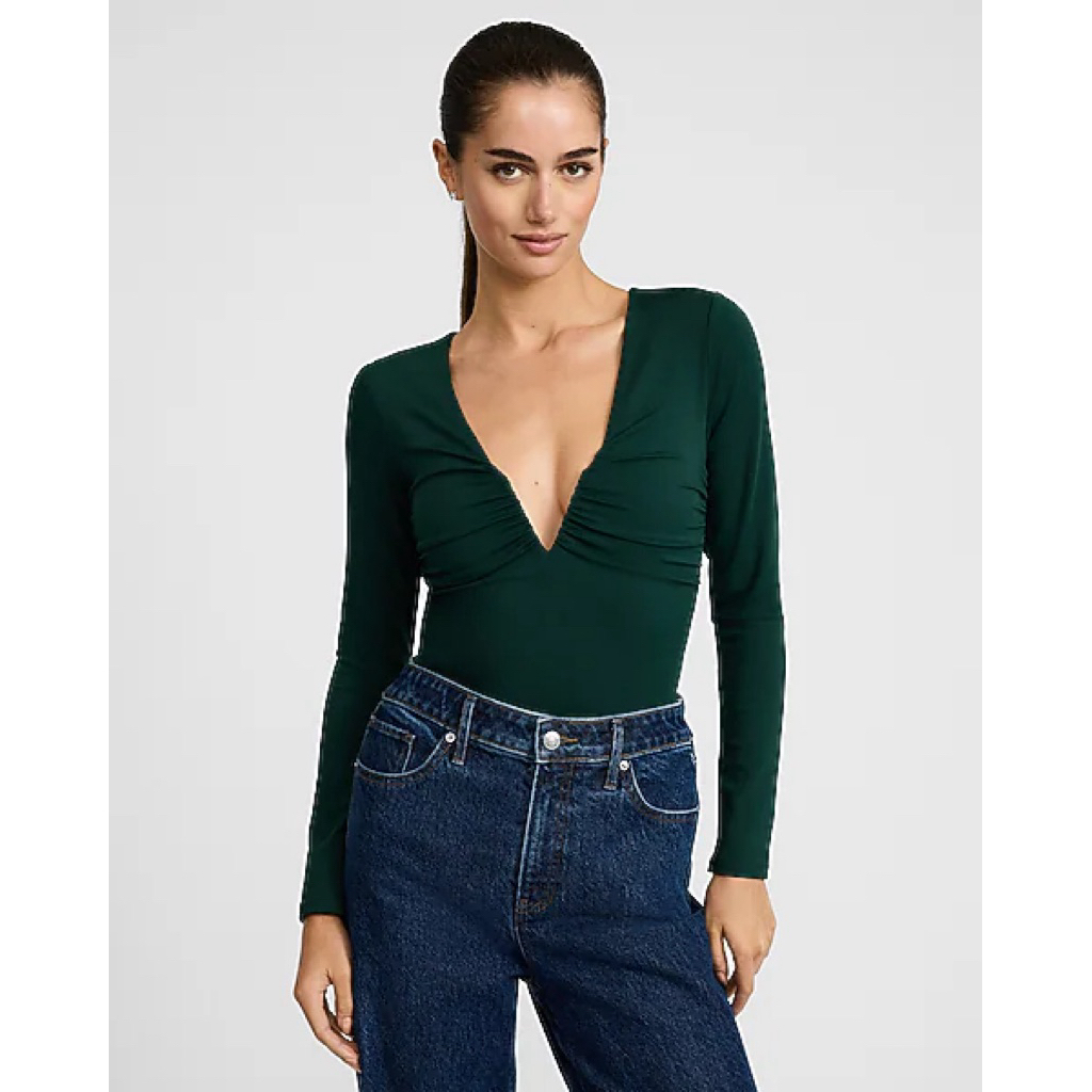 Áo Body Contour cổ chữ V VNXK Express size S & M âu