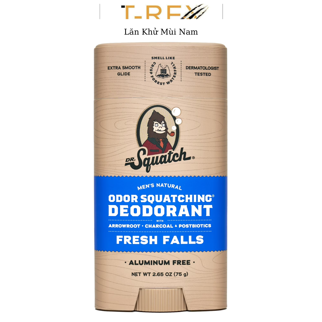 Lăn Khử Mùi Dr. Squatch Fresh Falls Aluminum Free Deodorant 75Gr
