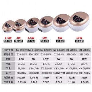 Máy sủi oxi SoBo siêu êm SB-628 SB-668 Dùng Cho Hồ Cá