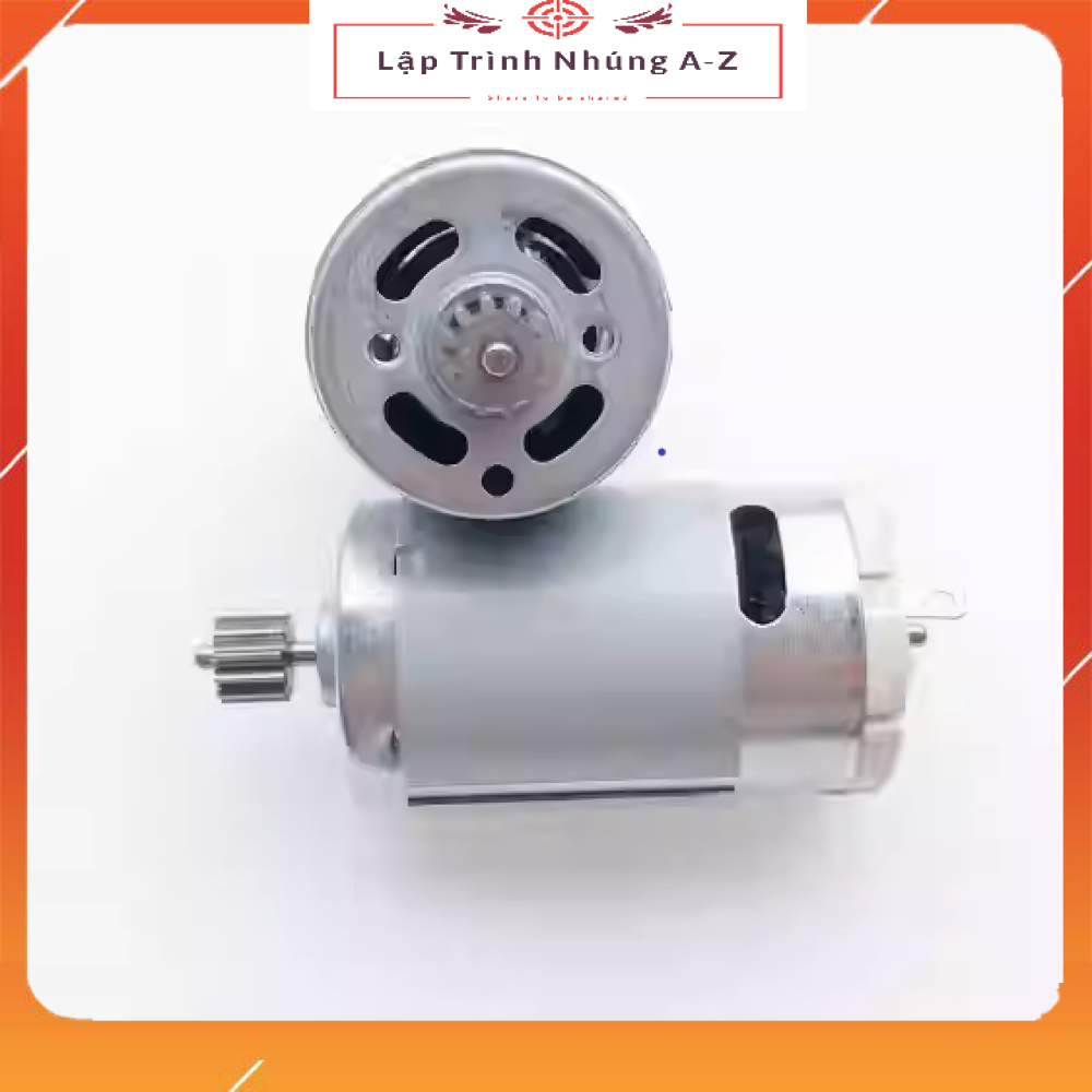 [Lập Trình Nhúng A-Z][G143] Động Cơ Giảm Tốc Tốc Độ Cao 390, Động Cơ 390 Có Bánh Răng 1.5V - 6V