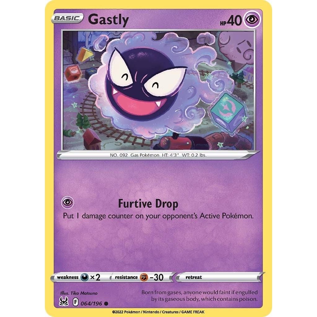 Duskull + Haunter + Gastly Pokemon Card Chính Hãng