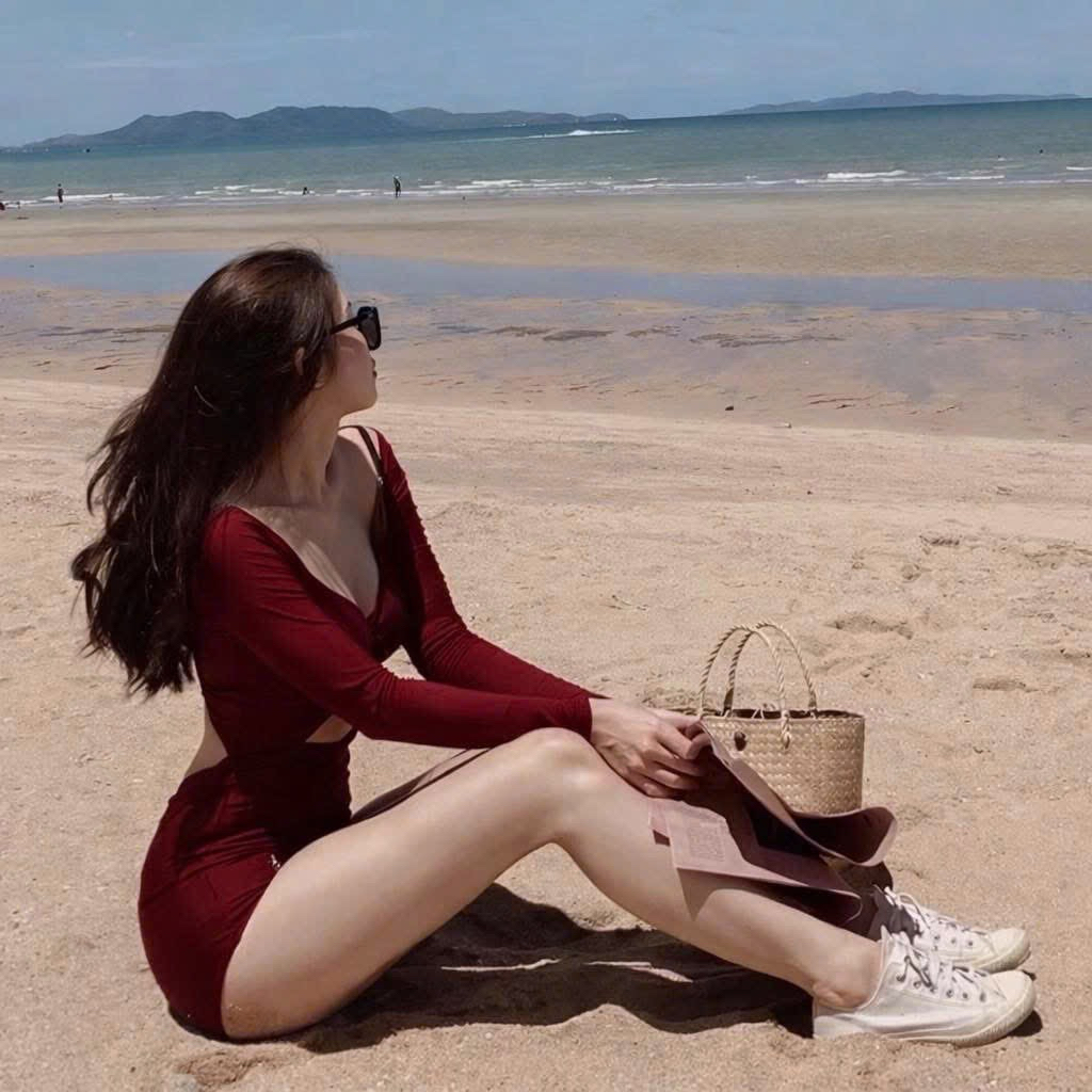 MỘC BIKINI • CÓ SẴN • VIDEO QUAY TẠI SHOP  • Set bơi dài tay chun ngực dành cho nữ hè 2026 | BigBuy360 - bigbuy360.vn