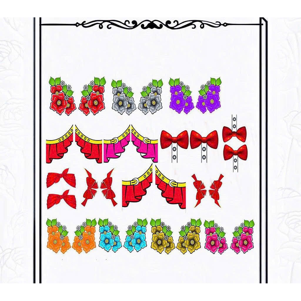 Hình Dán 5D sticker 5D nail link3