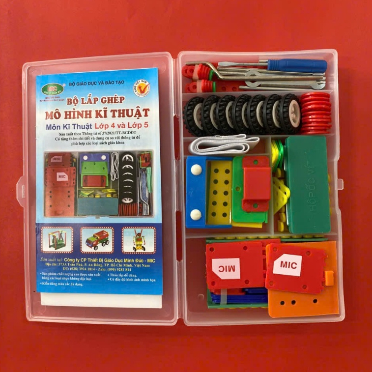Bộ lắp ghép mô hình kỹ thuật lớp 4, lớp 5-MIC