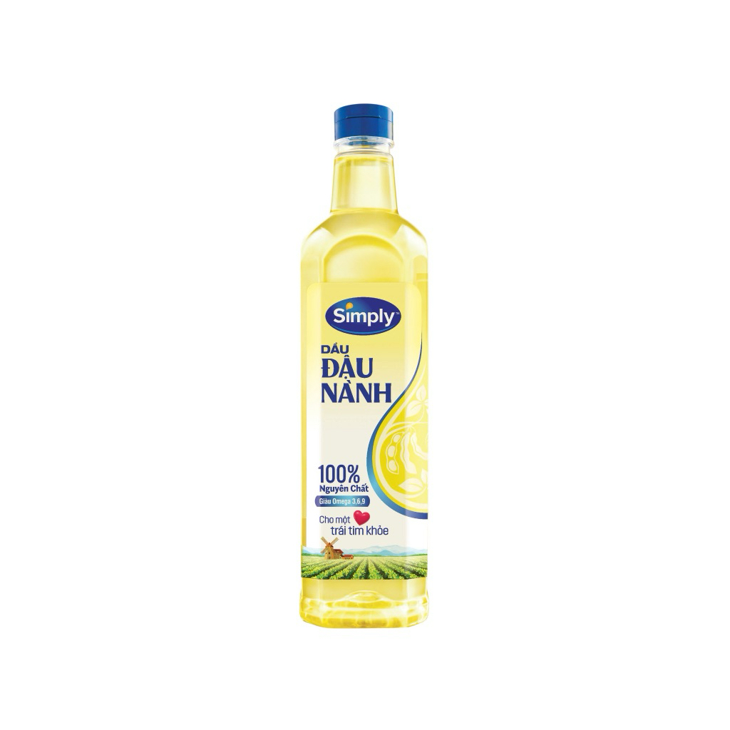 Dầu đậu nành simply chai 1 lít
