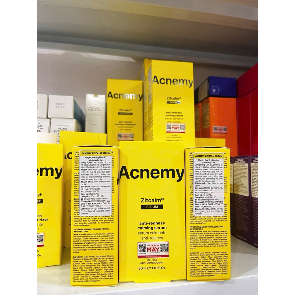 serum giảm đỏ và làm dịu da acnemy