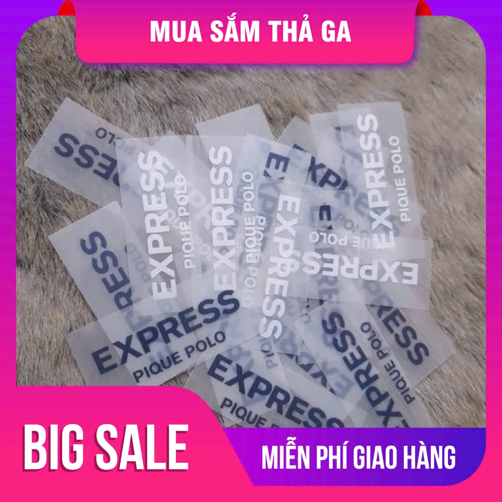 [SALE 4K] 5 CHIẾC LOGO TRANG TRÍ ỦI QUẦN ÁO | NHÀ MAY THÚY NGA