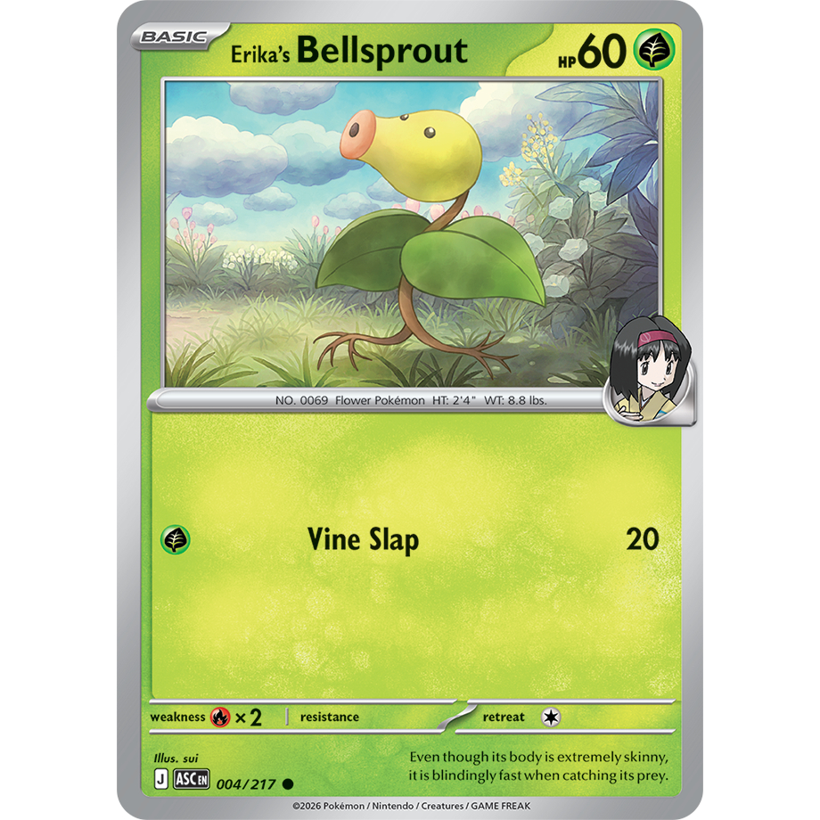 [KW2 Pokemon] [EN] Thẻ 004/217 Erika's Bellsprout - ASCEN