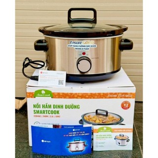 Nồi hầm dinh dưỡng Smartcook EDA-0833 Elmich,nồi nấu chậm 3,5 lít(hàng km ensure)