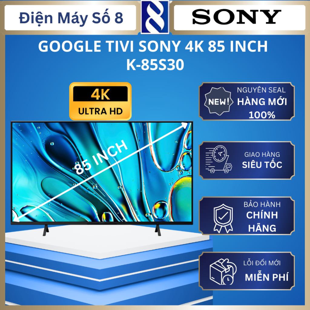 Google Tivi Sony 4K 85 inch K-85S30